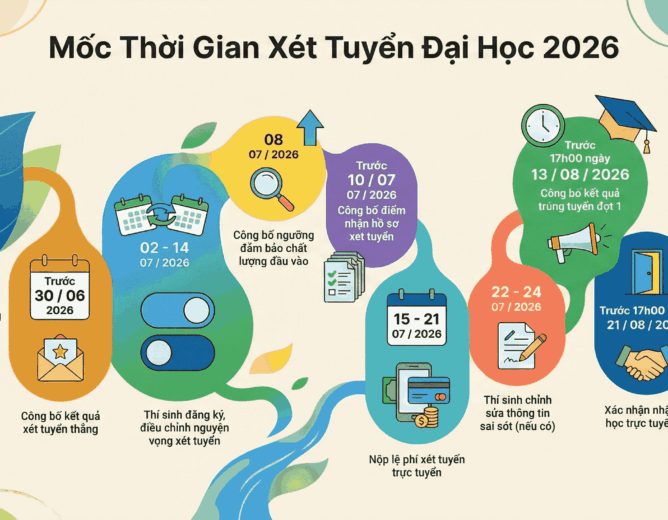 2K8 Chủ động đón đầu: Toàn cảnh kỳ Tuyển sinh Đại học năm 2026